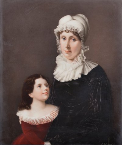 Lucretia Elizabeth Hanneby (Morgan) and Judith Livingston by Friedrich Till